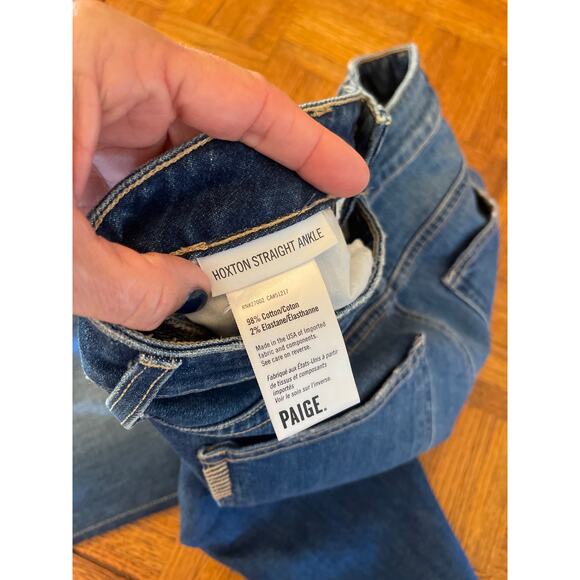 Paige Jeans Hoxton Straight Ankle 30 - Picture 5 of 7